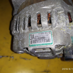Генератор Suzuki J20A Escudo/SX4 YB41S/YA41S/TD54W '2007-2009 4 конт. ( C/F/G/L ) 12V 80A / A005TG1191RR / A5TG1191/80JV2