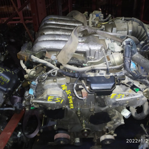 Двигатель NISSAN VQ35-DE-941641A БЕЗ ГЕНЕРАТОРА КОНДЕРА  ГУР И ШКИВА Elgrand E51