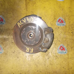 Ступица Toyota ACV40/ACV41/ASV40/AHV40 Camry перед, прав ABS. В сборе. Суппорт 63-28. Диаметр диска-300мм. Привод на 26 шлицов. 43211-58010.