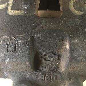 Суппорт NISSAN K11/Z10 перед, лев большой