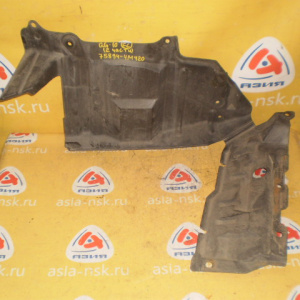 Защита двигателя Nissan B15/Y11/G10 Sunny/AD/Wingroad/Bluebird Sylphy перед, лев целый (2части)