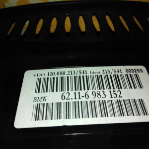 Панель приборов BMW 5-Series E60 N52B30 Japan 260 km/h 62116983152
