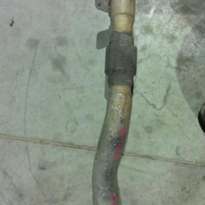 Глушитель TOYOTA Harrier MCU15 передняя часть №2