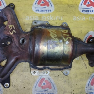 Коллектор выпускной Honda D15B Civic EU1/ES1 без трещин с катализатором 18160-PLC-900