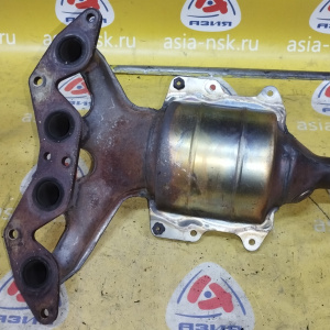 Коллектор выпускной Honda D15B Civic EU1/ES1 без трещин с катализатором 18160-PLC-900