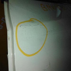 Дверь боковая BMW 5-Series E60 зад, лев в сборе 41527202341