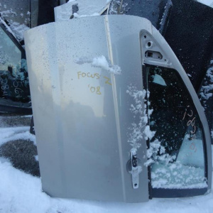 Дверь боковая Ford Focus 2 CAP/CB3 '2007-2011 перед, лев АВмерика, Седан, в сборе