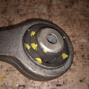 Рычаг Audi A6 C6/4F2 перед, лев в длинный спереди (дефект сайлентблока)