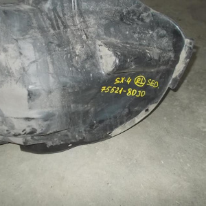Подкрылок SUZUKI SX4 YC11S '2008 зад, лев (sed.)(75521-80J0)