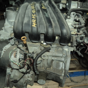 Двигатель NISSAN HR15-016555 передний привод