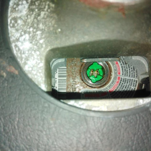 Подушка безопасности Hyundai Santa Fe SM/BB вод. 3 спицы + руль кожа дефект (с зарядом)