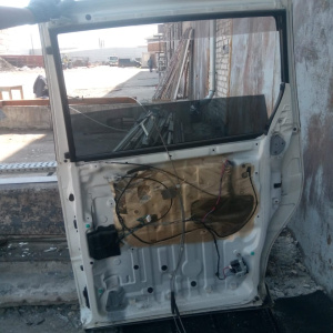 Дверь боковая TOYOTA Estima ACR40 зад, прав Aeros БЕЗ РУЧКИ (цена за голое железо)