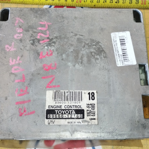 Компьютер ДВС Toyota Corolla Fielder 1NZ-FE NZE124 4WD разъёмы компьютера в 2 ряда