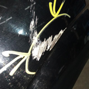 Крыло Opel Astra G T98/F35/F48/F67/F69 перед, лев под повторитель (дефект)