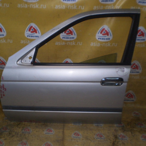 Дверь боковая NISSAN Sunny B15 '1998-2002 перед, лев Дефект (цена за голое железо)