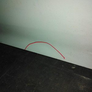 Дверь боковая Volkswagen Golf 5 1K1 '2008 перед, лев Хэтчбек 4дв, в сборе (вмятины) 1K4831105G, 1K4831301AB