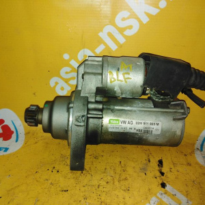 Стартер Volkswagen BLR/BLF/BVY/BZB/CAWA Passat B6/3C2/3C5/5N1 12V 1.1kW Valeo D6GS14 02M911023M