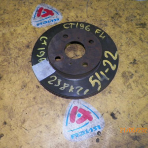 Диск тормозной TOYOTA CT196 F 4 шп. суппорт 54-22