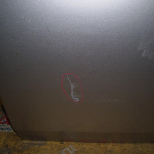 Дверь боковая HONDA Accord CL7 зад, лев Sedan Дефект (цена за голое железо)