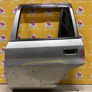 Дверь боковая Mazda Demio DW3W '1997 зад, лев Дефект (цена за голое железо)