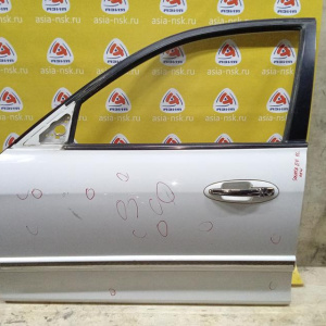 Дверь боковая Hyundai Sonata EF/DA/MS/FS '2001-2012 перед, лев в сборе (дефект, вмятины)