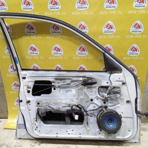 Дверь боковая Hyundai Sonata EF/DA/MS/FS '2001-2012 перед, лев в сборе (дефект, вмятины)