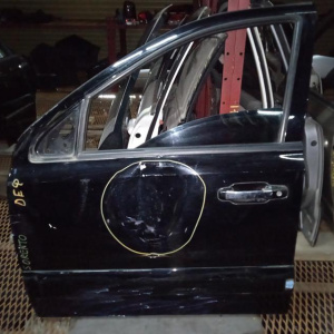 Дверь боковая Kia Sorento BL/FY/JC '2003 перед, лев без обшивки и петель (вмятина, ржавчина)