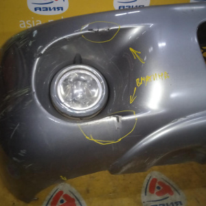 Бампер Hyundai Santa Fe SM/BB '2000-2004 перед туманки (трещины, вмятины) 8651126900