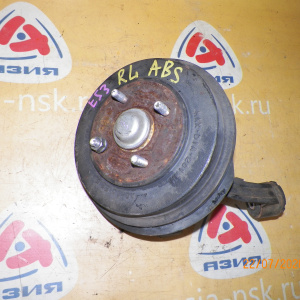 Ступица Honda ES1/ES3 Civic Ferio зад, лев 2WD ABS. Барабанные тормоза. В сборе с барабаном и колодками. 52215-S5A-703.43120-S5A-013.42200-S5A-008.42610-S5