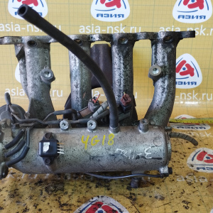 Коллектор впускной Mitsubishi 4G18 Lancer Cedia CS3A алюминиевый с клапаном ЕГР + пластина железная ( 844 )