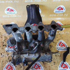 Коллектор впускной Mitsubishi 4G18 Lancer Cedia CS3A алюминиевый с клапаном ЕГР + пластина железная ( 844 )