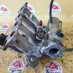 Коллектор впускной Mitsubishi 4G18 Lancer Cedia CS3A алюминиевый с клапаном ЕГР + пластина железная ( 844 )