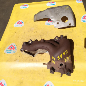 Коллектор выпускной Toyota 3S-FE Caldina SV32/SV40/ST191/ST210/ST182/ST202/ST206 3 шпильки ( кат. ) 2 выхода под штаны 17141-74120