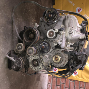 Двигатель Mazda ZY-284103 4WD без генератора 4WD и компрессора кондиционера Demio DY5W