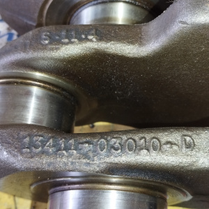 Коленвал TOYOTA 5S-FE ПОД РАСТОЧКУ И УСТАНОВКУ ШЕСТЕРНИ  по диагонали 101 мм., диаметр 55/52 мм. ( 64 зуба )