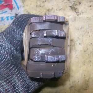 Колодки тормозные Toyota Estima Lucida TCR20/TCR21/CXR20/CXR21/CXR10/CXR11/TCR10/TCR11/KR42/CR40/SR40 Износ -30%. F