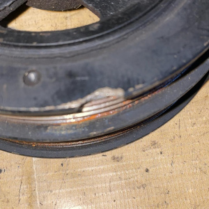 Шкив коленвала TOYOTA 4A/5A/7A дефект 13470-16100