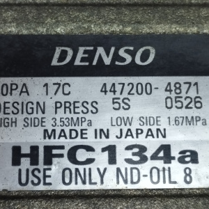Компрессор кондиционера Toyota 3C-T Lite Ace Noah/Town Ace Noah CR50 447200-4871/-4872 / 88320-28300