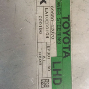 Компьютер TOYOTA 2AZ ACA30 Блок управления рейкой  LHD