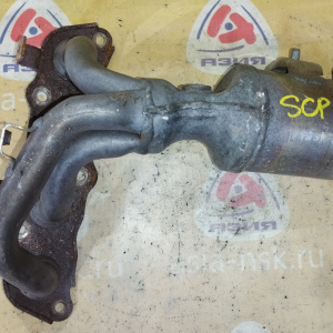 Коллектор выпускной Toyota 2SZ-FE Vitz SCP90 с катализатором диаметр банки катализатора 91 мм. 25051-23040