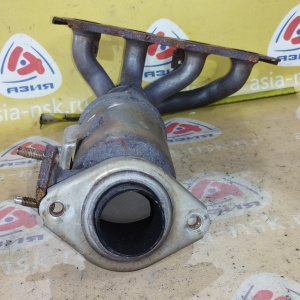 Коллектор выпускной Toyota 2SZ-FE Vitz SCP90 с катализатором диаметр банки катализатора 91 мм. 25051-23040