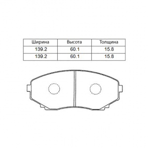 Колодки тормозные Mazda MPV/Bongo Friendee LW3W/LWEW/LWFW/LY3P/SGEW/SGLR/SGLW ОСТАТОК 50% F L0Z13328ZA/PF-5459