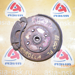 Ступица Toyota AE100/AE101/AE110/AE111/EE110/EE111/AE104/AE114/AE115 Corolla/Sprinter перед, лев 2WD/4WD Суппорт-(54-22).Без ABS.В сборе.Диаметр диска- 258мм