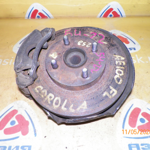 Ступица Toyota AE100/AE101/AE110/AE111/EE110/EE111/AE104/AE114/AE115 Corolla/Sprinter перед, лев 2WD/4WD Суппорт-(54-22).Без ABS.В сборе.Диаметр диска- 258мм