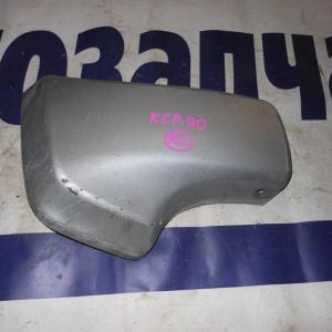 Накладка на бампер Toyota Vitz KSP90 зад, лев