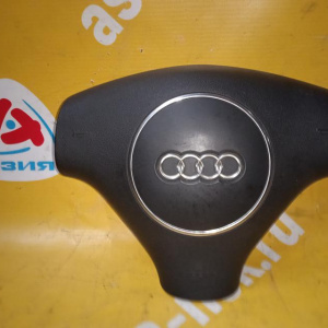 Подушка безопасности Audi A4 B6/8E2/8E5 '2001-2005 водителя с зарядом 1 фишка, 3 спицы