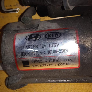 Стартер Hyundai G4KA/G4KD/G4KC/G4GK Sonata NF/EK '2005- AT 12V 1.2kW 3610025020