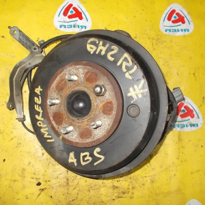 Ступица Subaru GH2/GH6/GE2/GE6 Impreza зад, лев 2WD ABS. Барабанные тормоза. В сборе.