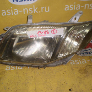 Фара Toyota лев Corolla Fielder ZZE141 Тёмн.хром