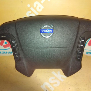 Подушка безопасности Volvo S60/S80/V70/V70XC/XC70 RS/TS/SW '2000-2009 водит. 2 разъема под мульти руль 4 спицы 8686284